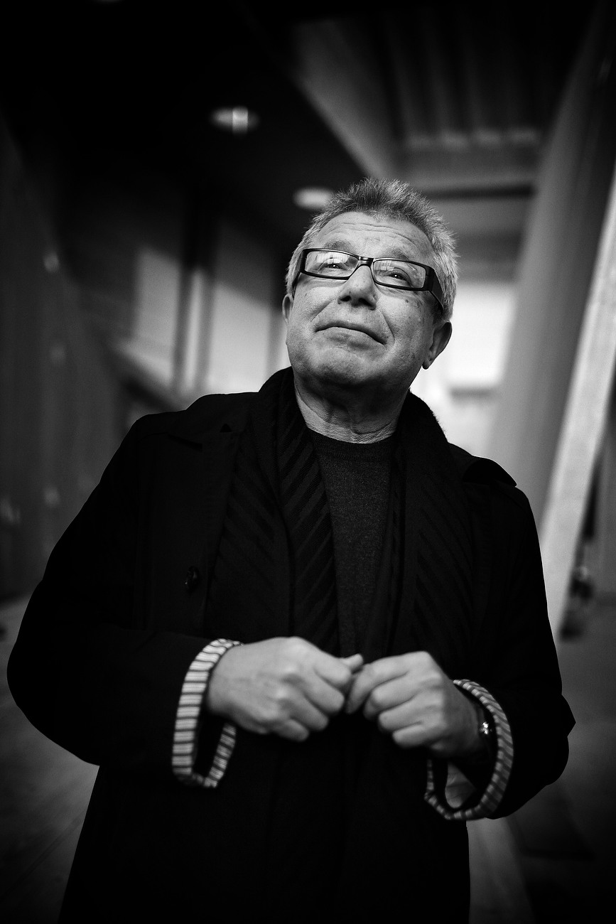 Daniel Libeskind, architect at the construction site of the Academy of the Jewish Museum, Berlin