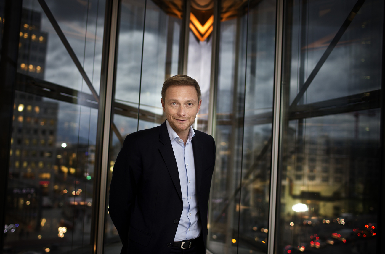 Christian Lindner, chairman of the German Liberal Party (FDP) 