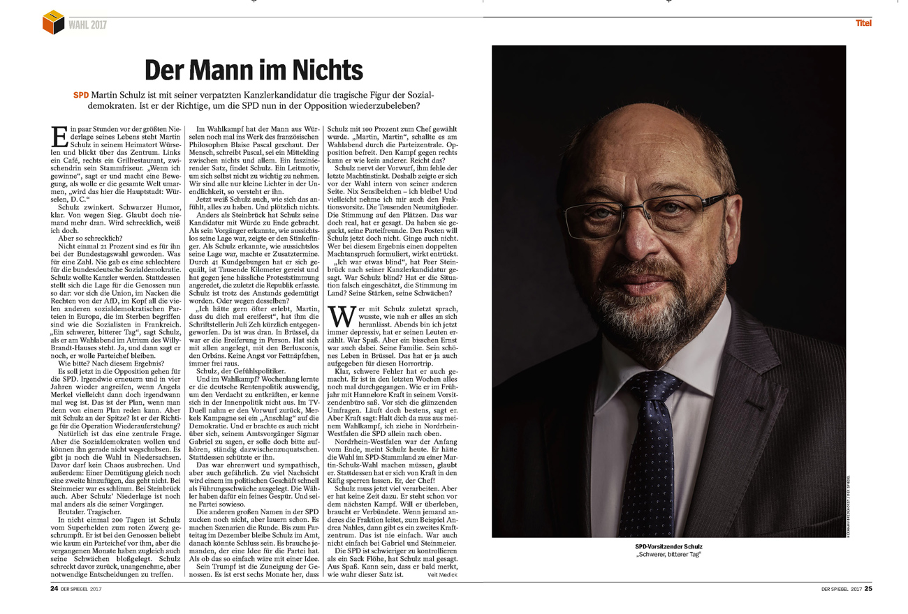SPIEGEL, Germany, Martin Schulz