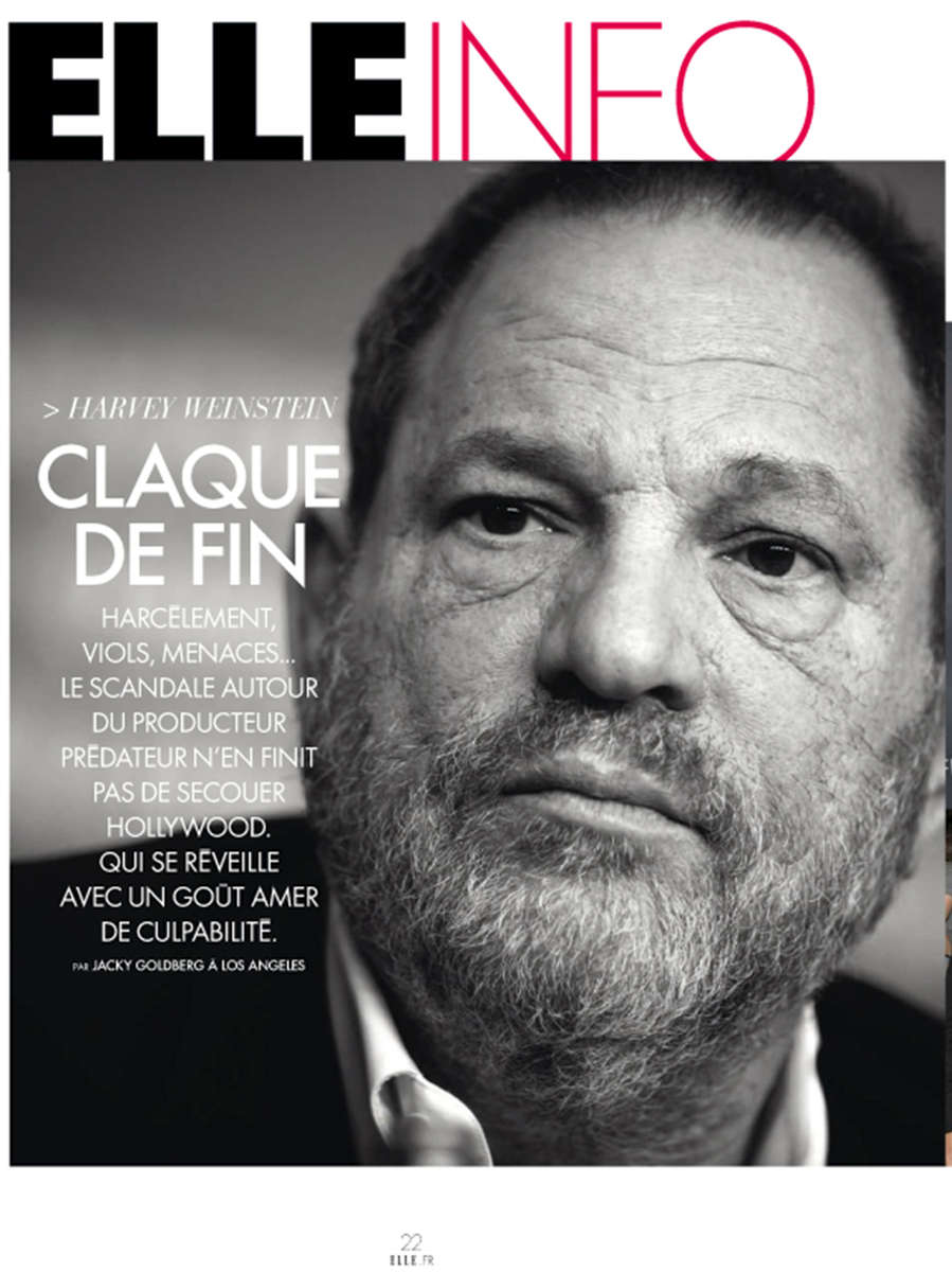 Elle, France, Harvey Weinstein 