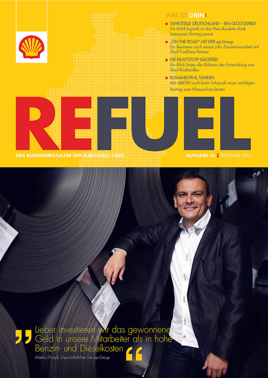 Cover SHELL Euroshell Refuel Magazin Germany Issues1 may 2012 1