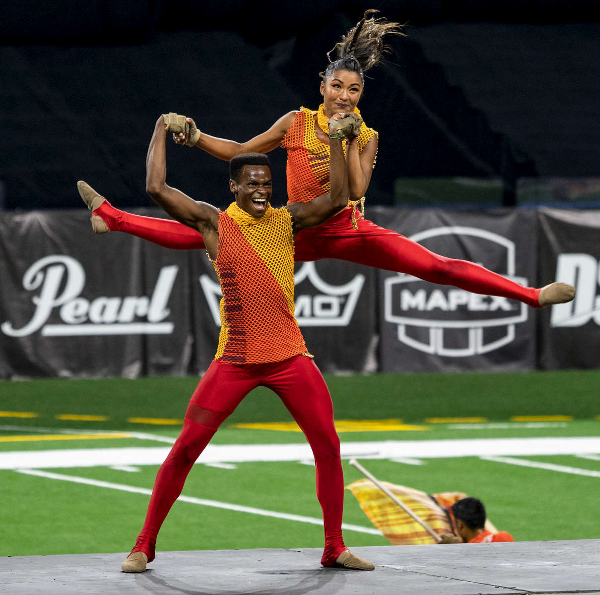 Photos from my seat of THE SANTA CLARA VANGUARD, 2018 DCI World Class Champion, with a score of 98.625.