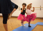 Three year olds Eliza Gandel Carmen Bonner at their Park Slope YMCA ballet recital
