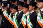 Officials line up at the 250th Annual St. Patrick's Day Parade 