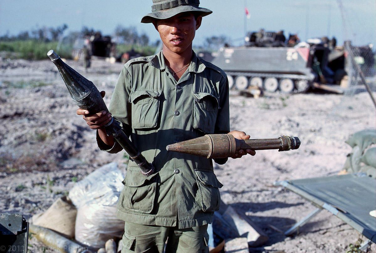 A Chieu Hoi Holds Two RPGs The Field Armored Cavalry In Vietnam 3 4 