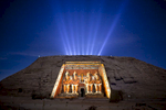Abu Simbel Temple Sound & Light show, Egypt, 2013