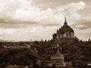 A view of the temples of Bagan.