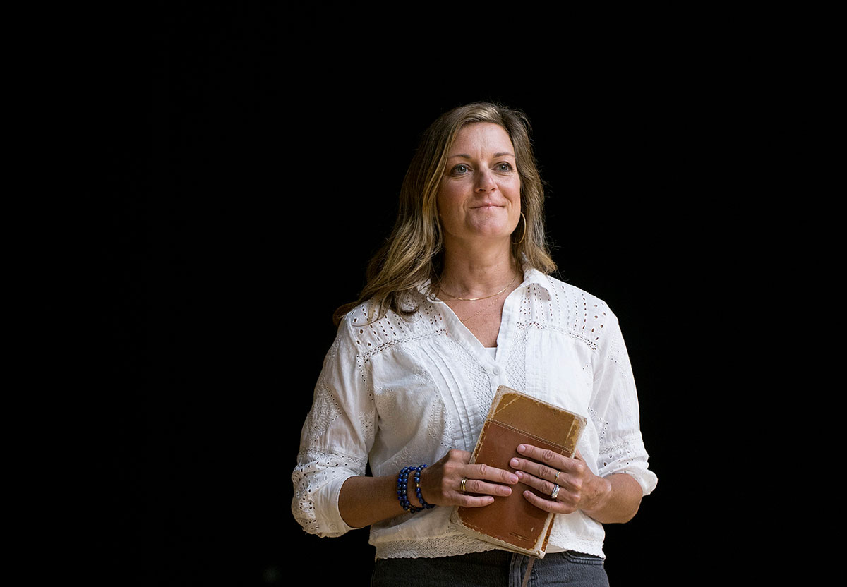 Nicole Unice, a pastor and author, is shown at Hill City Church in Richmond, VA. Unice is a teaching pastor at the church, and she is also a traveling pastor.