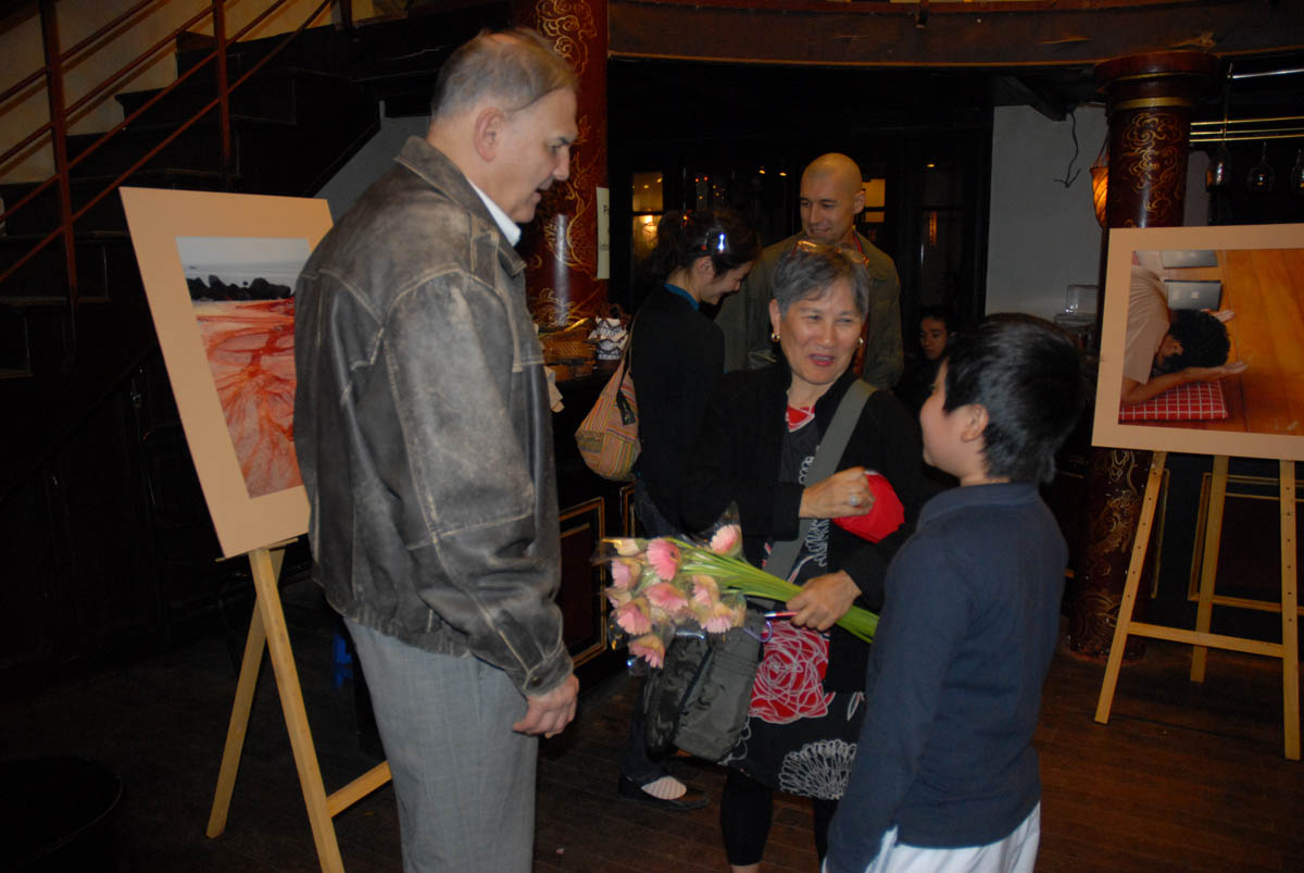 Left: Dr. Mark Rapaport, founder of 54 Traditions Gallery in Hanoi, Vietnam.