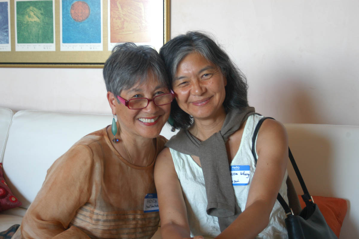 Author with cousin Vanessa Whang