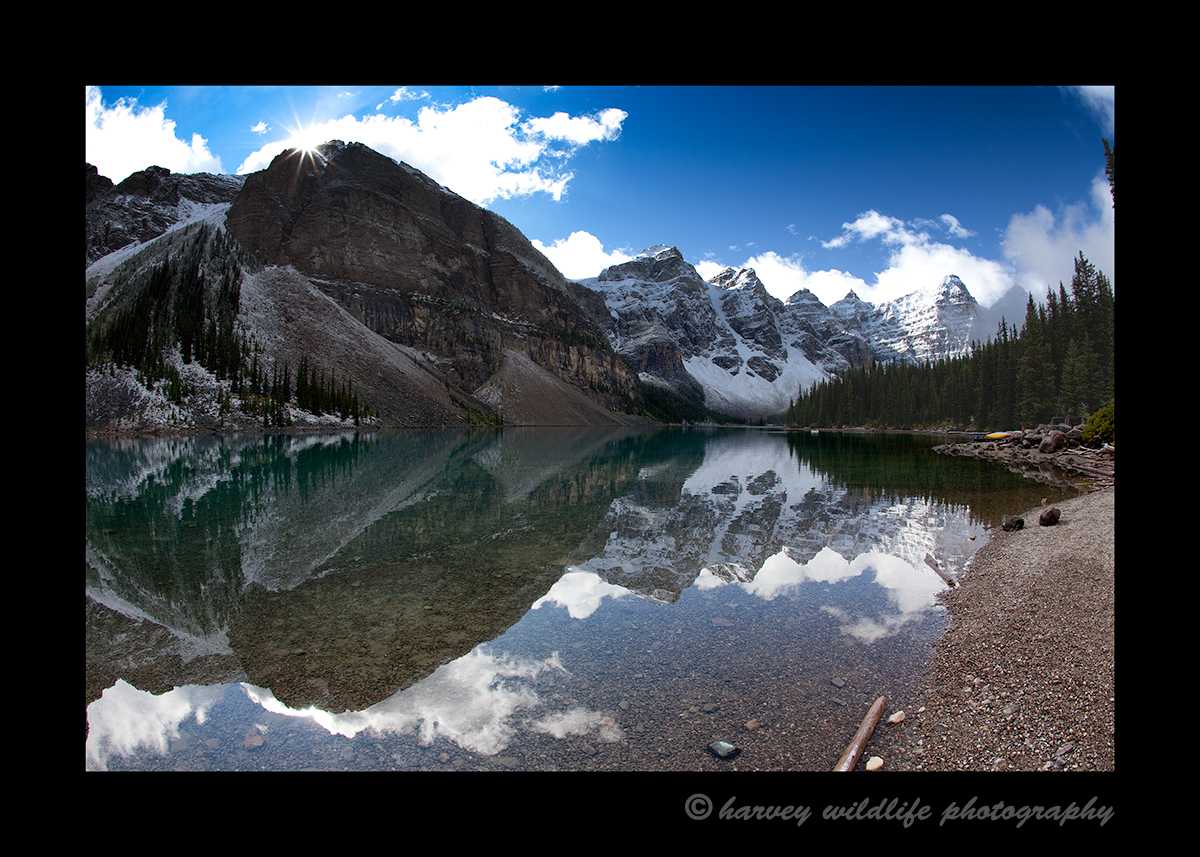 Picture of Morraine Lake in Banff National Park, Alberta, Canada.