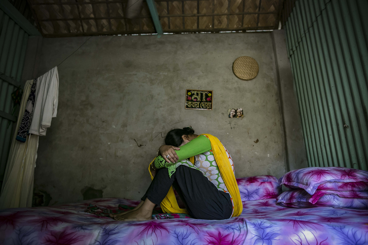 A trafficking victim, who was trafficked into the brothel when she was 12 years old