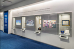 IKD was the architect for the renovation of the John F. Kennedy Library’s Legacy Gallery, which highlights domestic and international accomplishments inspired by the legacy of JFK’s life and administration. IKD collaborated with the library’s in-house exhibition designer, media designer, and graphic designer to completely re-envision the space resulting in gut renovation which including adding multimedia interactive elements, updating lighting and finishes, and negotiating existing structural and HVAC conditions to incorporate new, more functional casework for better display of artifacts. The project was completed recently and the gallery opened in May 2019.
