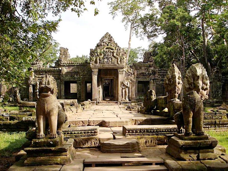 Angkor Thom is one of many temples located near Angkor Wat - Siem Reap, Cambodia