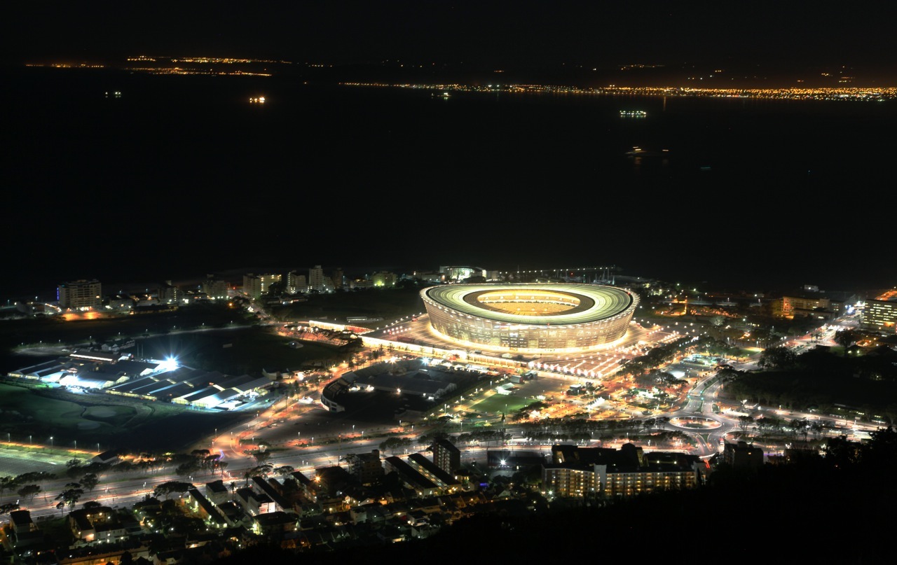 This stadium was built for the 2010 World Cup Cape Town, South Africa