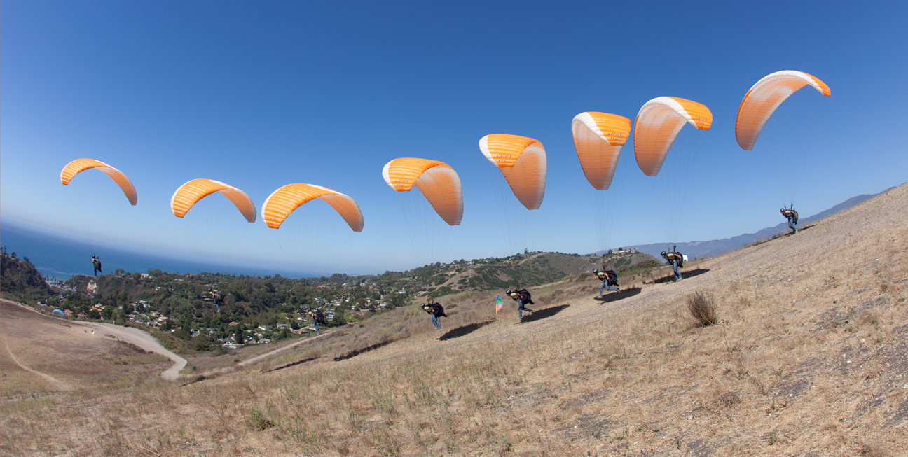 George takes to the sky - More Mesa, Santa Barbara, CA