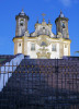 The church of Nossa Senhora do Carmo, constructed between 1776 and 1772 in Ouro Preto, Minas Gerais.