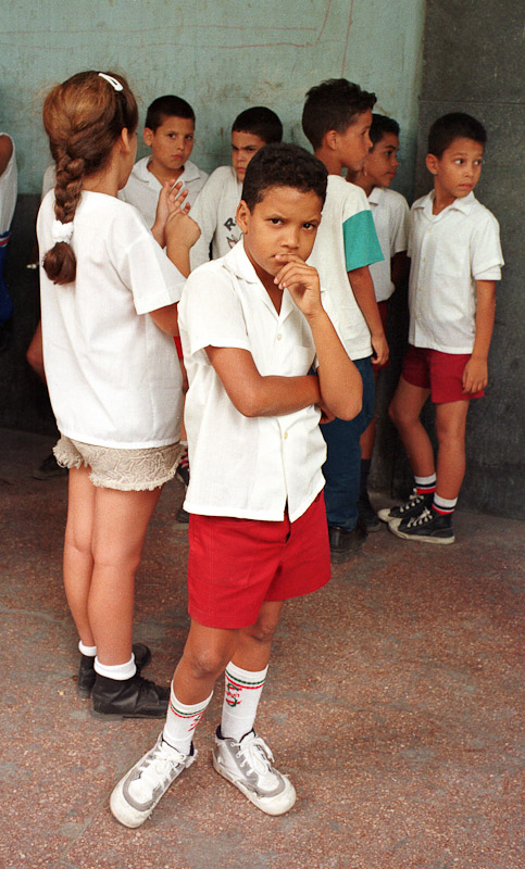 Schoolchildren in Havana, Cuba.