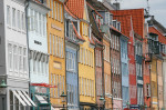 Nyhavn harbor in Copenhagen, Denmark.