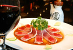 The tuna tartar appetizer at Aki Restaurant in Philadelphia.
