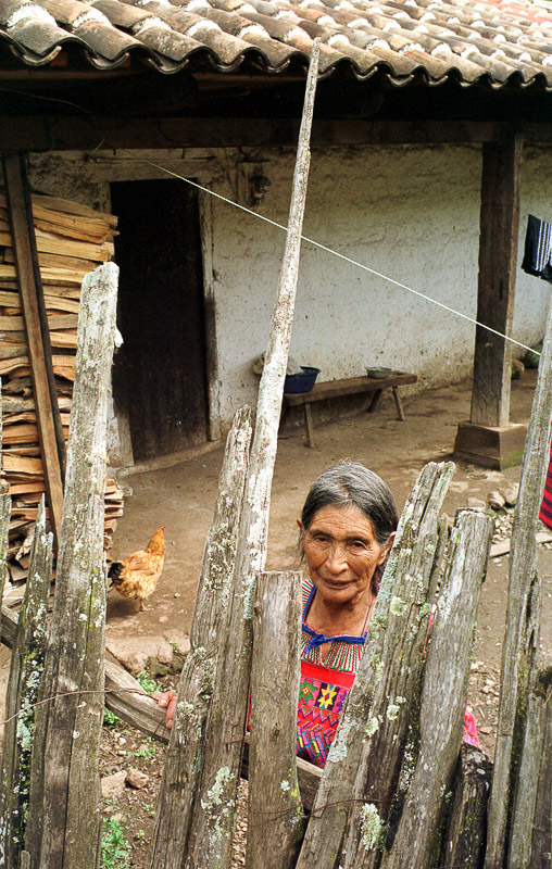 An elderly woman in Todos Santos, Guatemala.