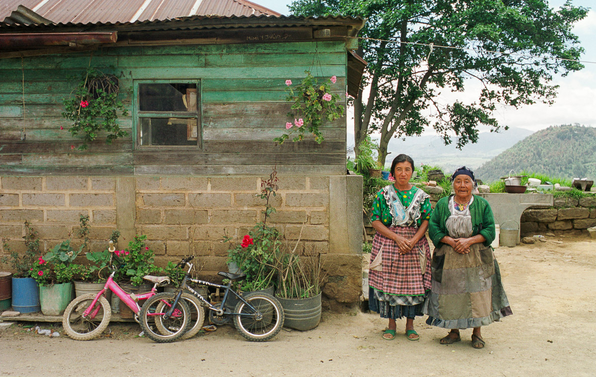 Two women at home in Quetzaltenango, Guatemala.