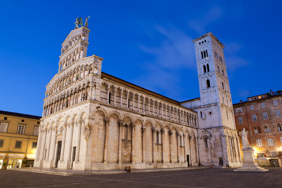 San Michele church in Lucca, Tuscany.