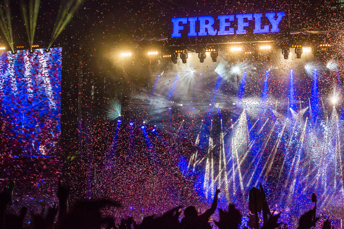 The Killers perform at the 2018 Firefly Festival in Dover, De.