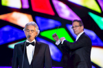 Andrea Bocelli performs at the Festival of Families on the Ben Franklin Parkway in Philadelphia.