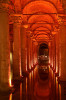The Basilica Cistern in Istanbul, Turkey.