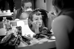 Alarica Gadarinee applies her make-up in the dressing room before the Saint Paul Ballet performance of Clara's Dream on December 18, 2014.