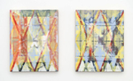 Paolo AraoYou x Me = Infinity (Diptych), 2015Acrylic on birch panelsEach: 14 x 11 inches(35.6 x 27.9 cm)