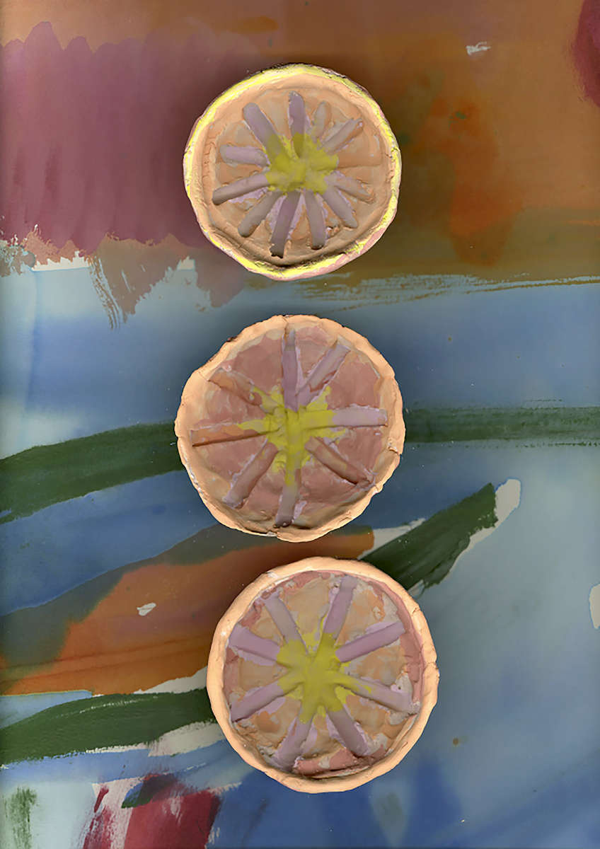 from a grapefruit and a painting series