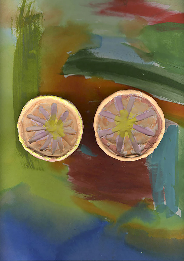 from a grapefruit and a painting series