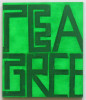 John Phillip AbbottGreen Green Tea / 2012spraypaint and t-shirton stretched t-shirt / 10 x 8{quote}