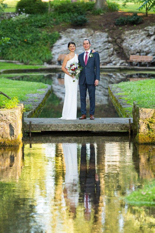 The wedding of Tom Kirchner and Aurore Lebrun at the Cameron Estate Inn in Mount Joy, Pa., Friday, July 12, 2019. (©2019 Mark Stehle Photography)