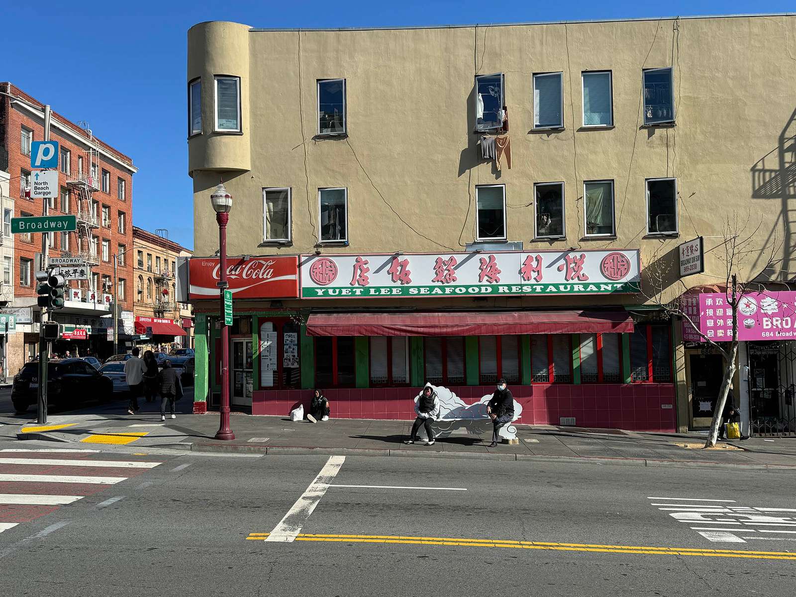 Broadway,bordering Little Italy