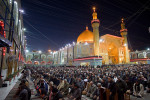 Shiite worshipers perform the evening prayer at the holy shrine of Imam Ali in Najaf, Iraq on Thursday January 6, 2010. In 2004 Muqtada al-Sadr's Mehdi Army took over the shrine and fought American forces in the city in a bloody battle. Residents of the city have mixed feelings about al-Sadr's return. Anti-American cleric al-Sadr led Shiite resistance fighters against the American-led forces in several bloody battles before fleeing into exile in Iran over four years ago. His return to Iraq is being welcomed by his supporters. 