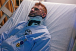 After receiving a Purple Heart from Major General McCarthy a wounded soldier recounts the attack that resulted in his wounds in Afghanistan at Landstuhl Regional Medical Center in Germany. The quick medical transportation system is efficient at treating physical wounds but the mental trauma suffered will take longer to treat. 