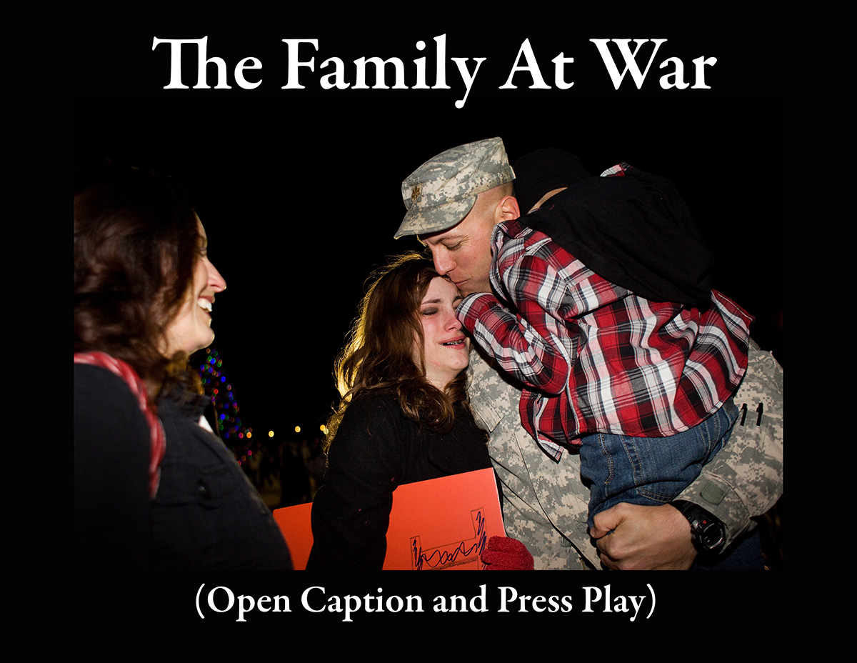 Three soldiers and their wives talk about maintaining a family and a marriage at the conclusion of the war in Iraq. 