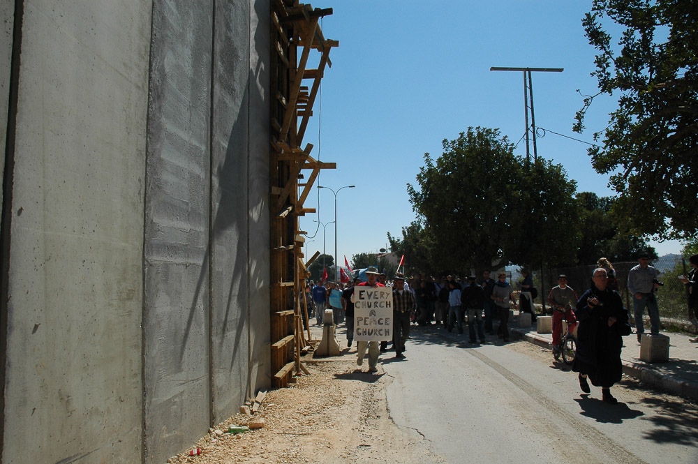 March to the site of the Wall