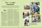 Several pictures from a publication in magazine {quote}Welt der Genossenschaften{quote} about kindergarten {quote}Kleine Raupe{quote} in Mannheim