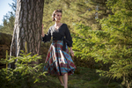 Fashion photography for the Kinloch Anderson Highland wear range out in nature