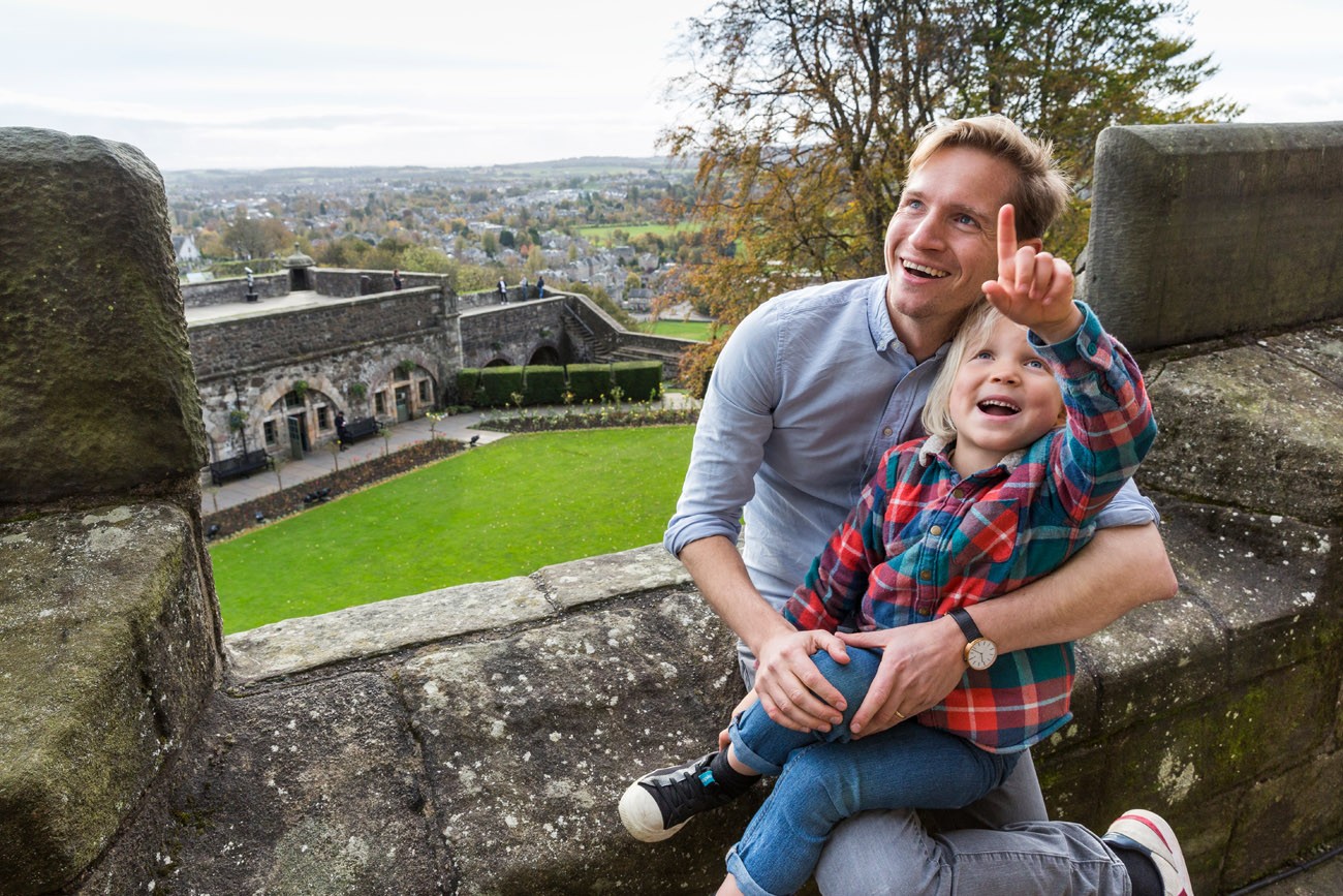 Historic Scotland  - Stirling Castle garden