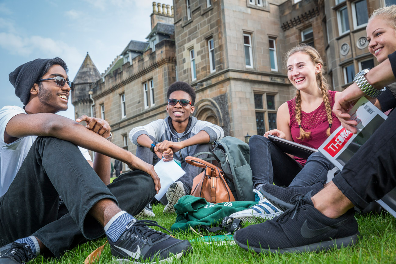Photography for Stirling University student prospectus