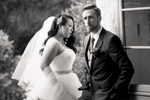 portrait of a bride and groom at their Napa Valley wedding
