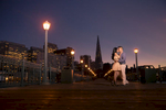 Pier 14 engagement session in San Francisco