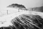 Extreme bora wind gusts at more than 130 kmph in Razdrto, Slovenia, on 10th March 2010. The Bora is a common gusty wind in the littoral regions of Slovenia. A large cyclone that moved through Europe in March caused its highest windspeeds on record, snowdrifts, closed roads and plenty of damage.