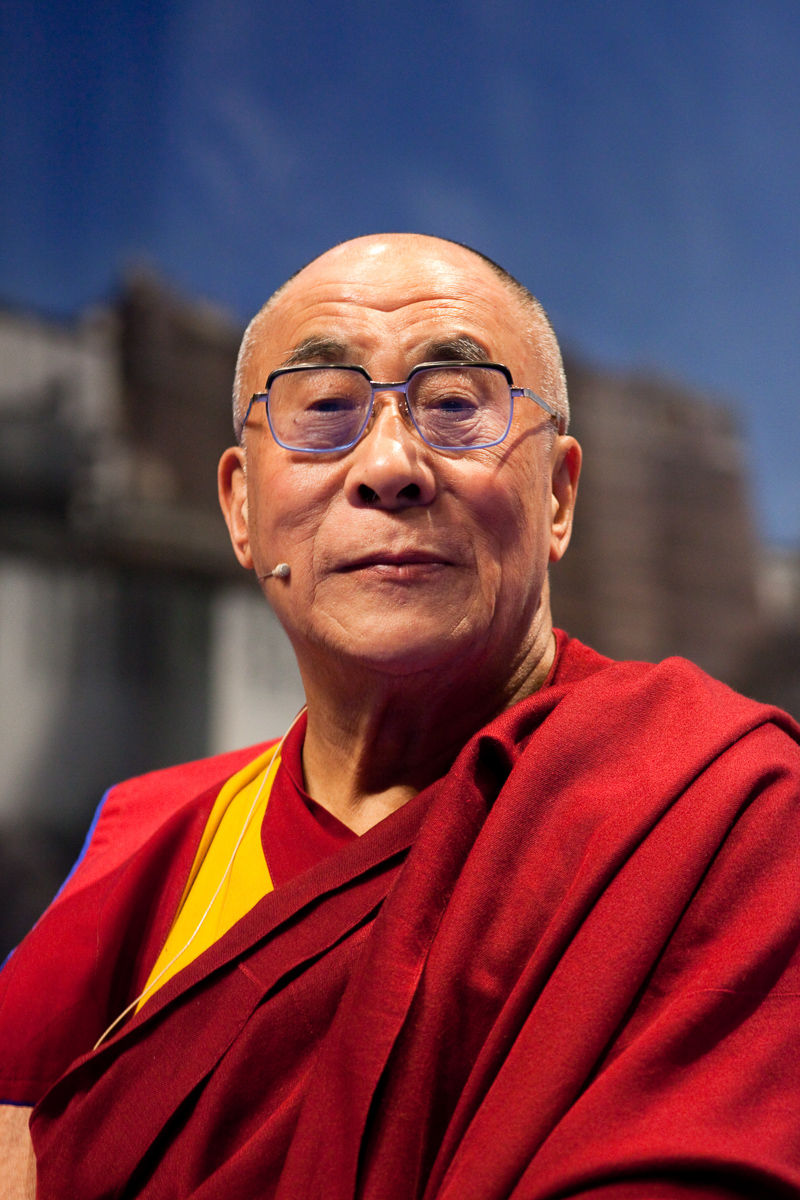 His Holiness the Dalai Lama, Tenzin Gyatso, spiritual leader of the Tibetan people. (Maribor, Slovenia, 2010)