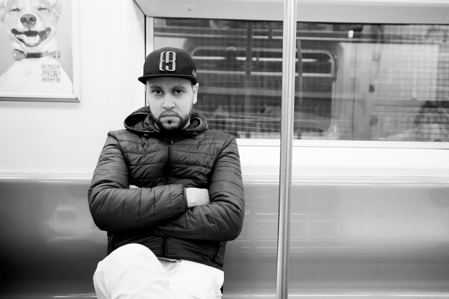 Abdelkarim Medouri aka Karim El Gang, Algerian rapper (New York, USA, 2018)